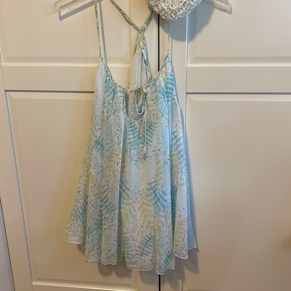 Sexy flowy boho fully lined top